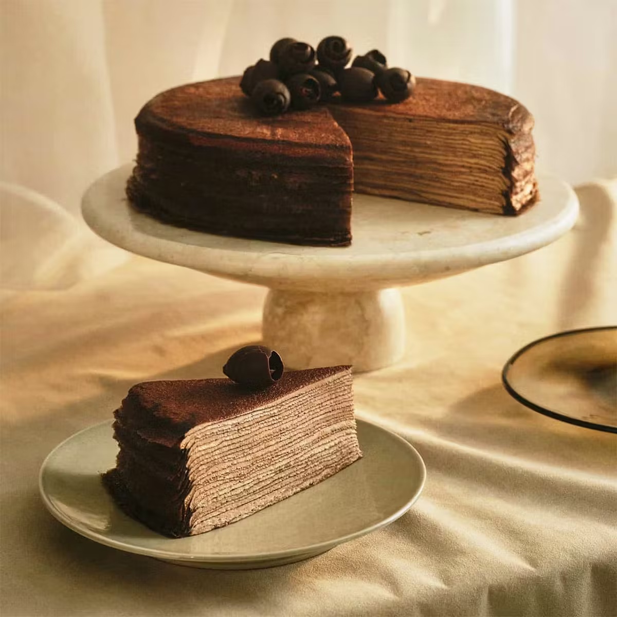 Chocolate Mille CrÃªpes Cake