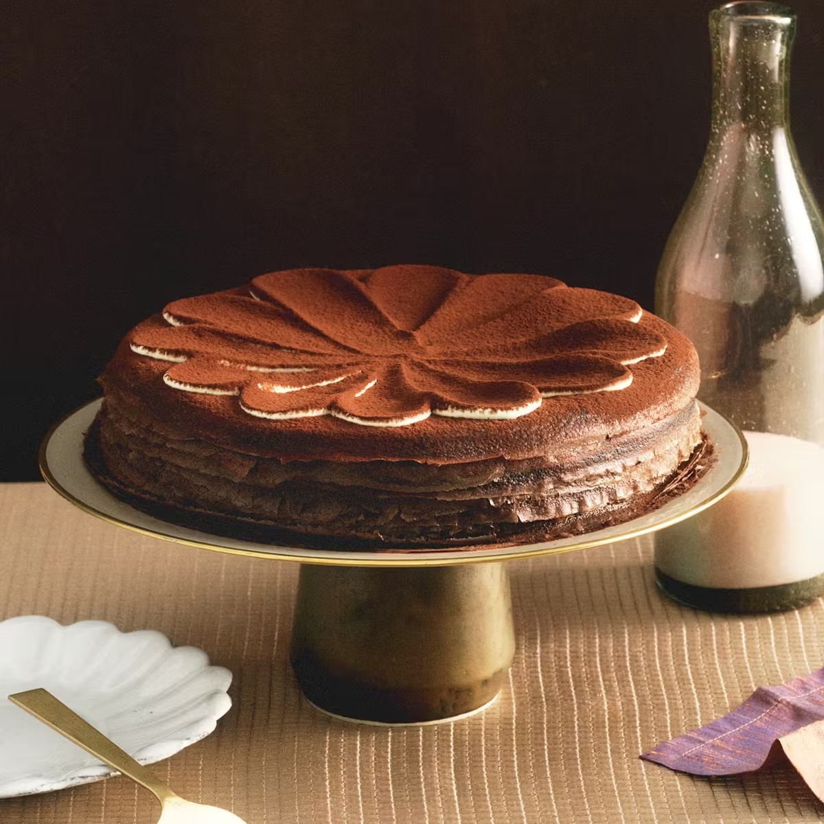 Tiramisu Mille Crêpes Cake