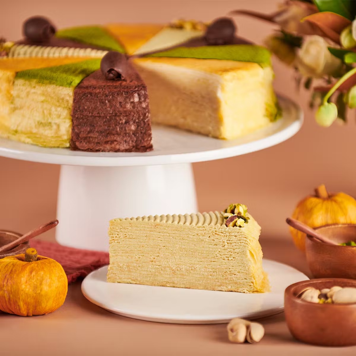 "Slice of the Best" CrÃªpes Cake: Celebration Collection