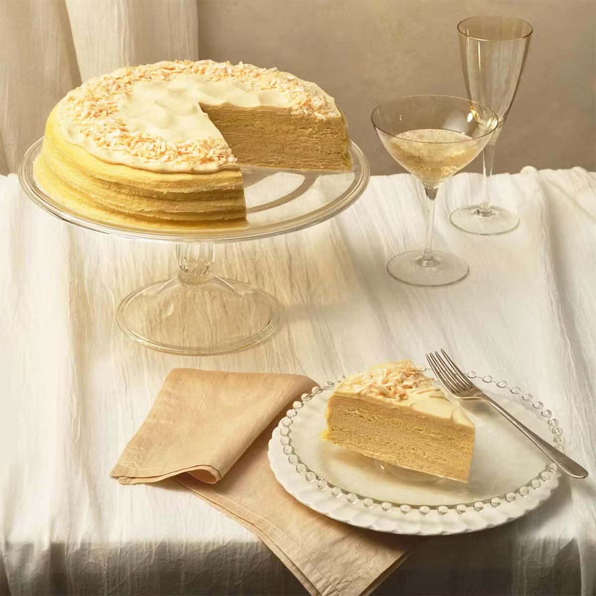 Tres Leches Mille Crêpes Cake