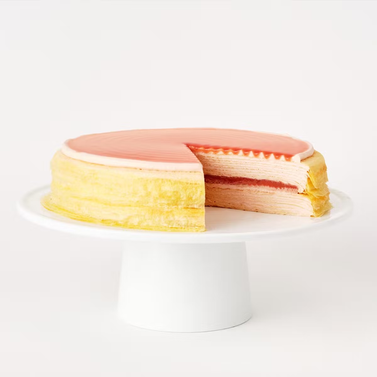 Guava Mille CrÃªpes Cake