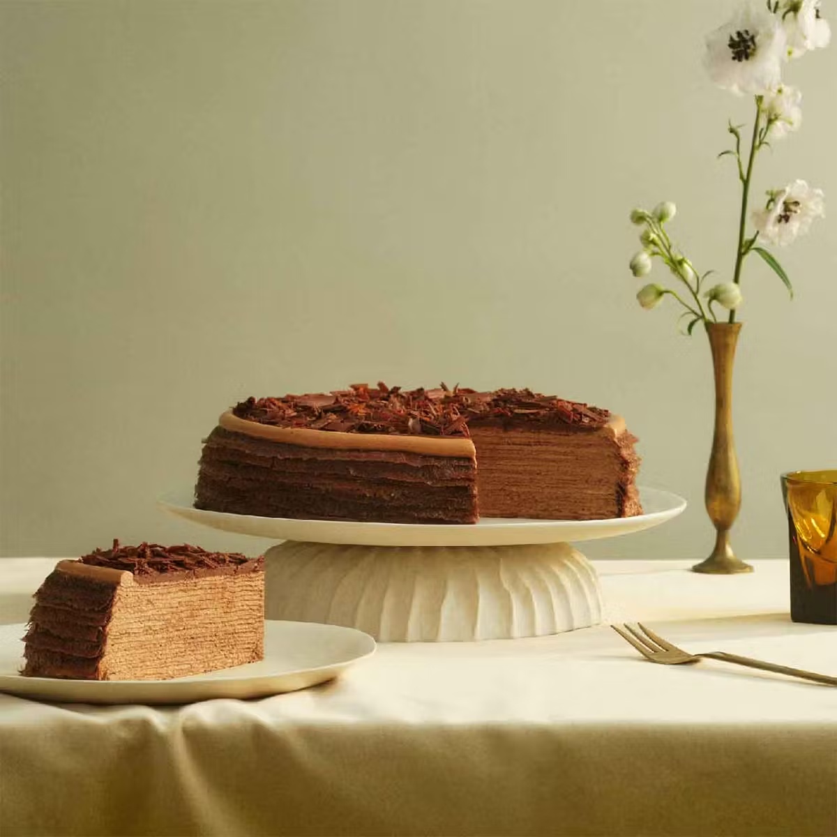Amedei Chocolate Mille Crêpes Cake