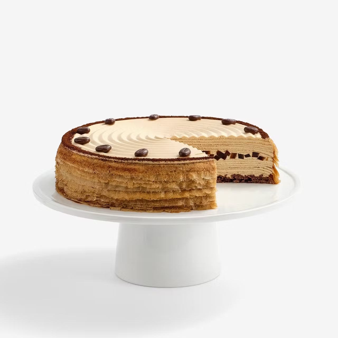 Onyx Coffee Mille CrÃªpes Cake