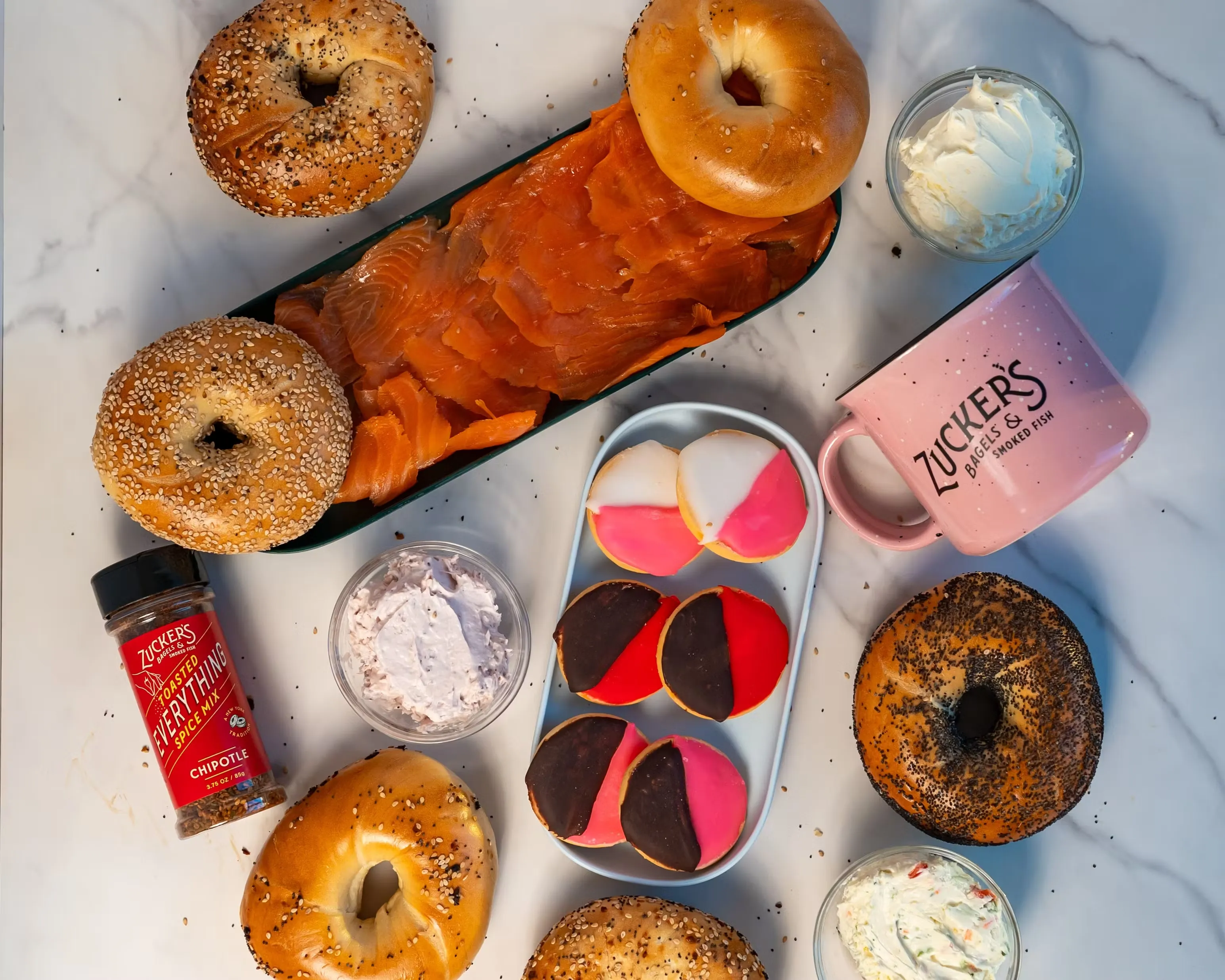 Valentine's Day Bagel Brunch for 6