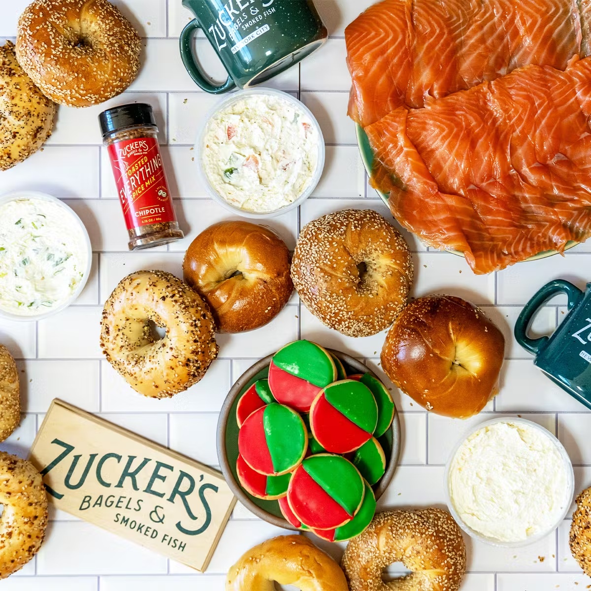 Holiday Bagel Brunch for 12