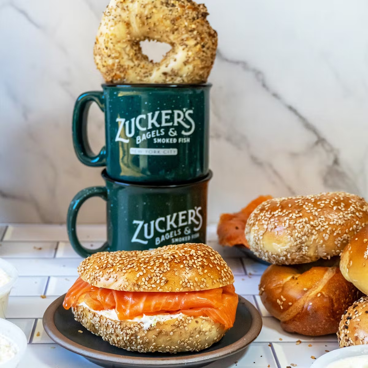 Holiday Bagel Brunch for 12
