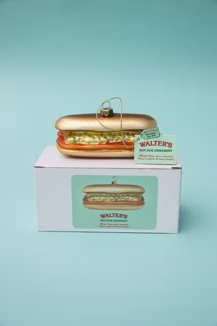 Walter's Hot Dog Ornament