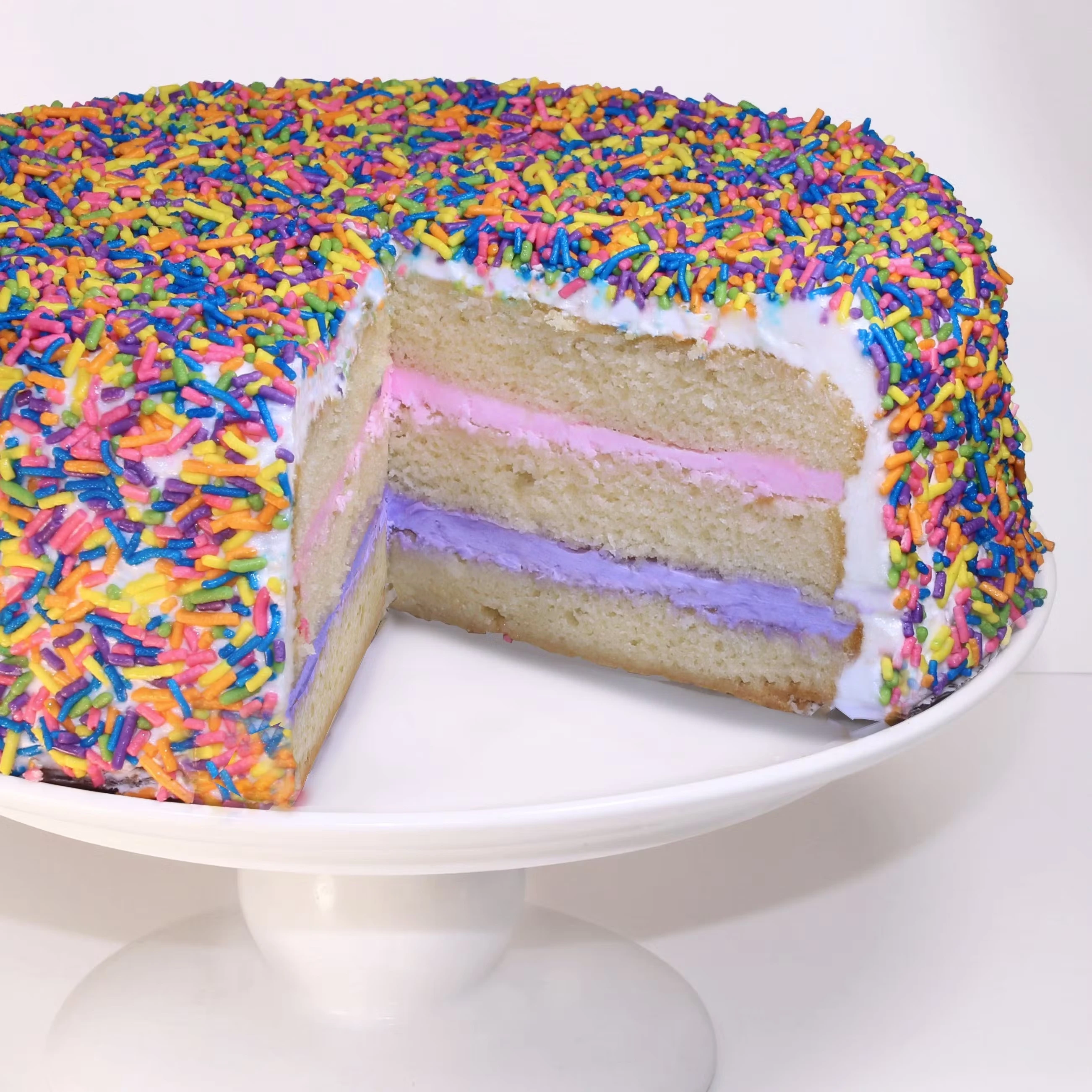Sprinkle "Happy" Cake
