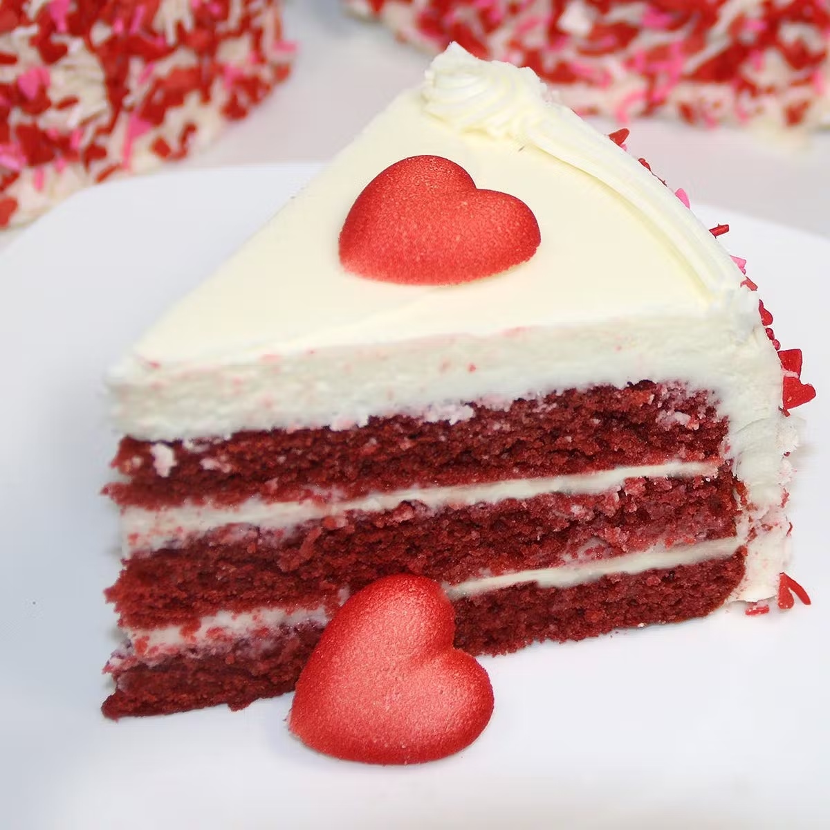 Valentine's Day Red Velvet Layer Cake
