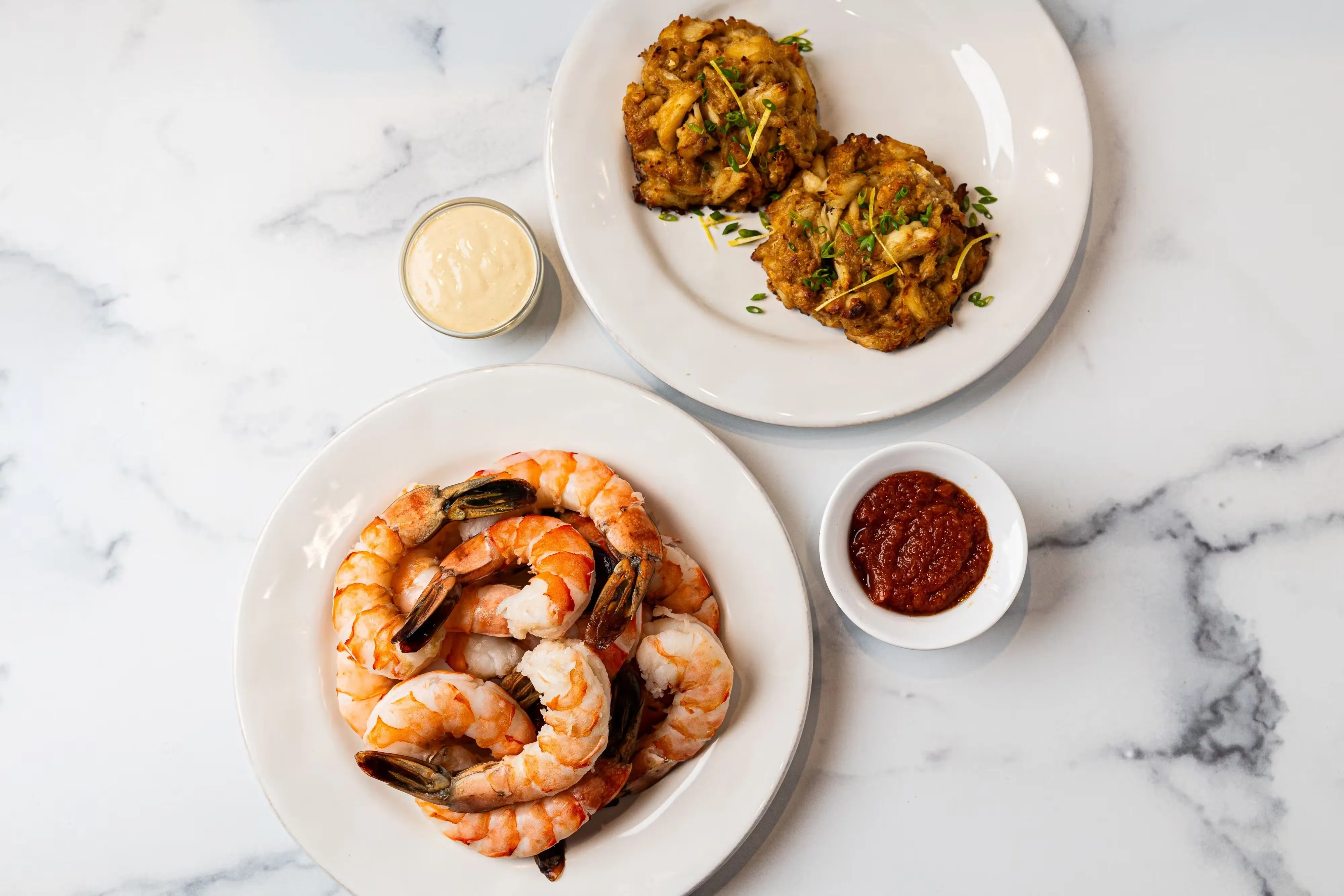 Crab Cakes + Shrimp Cocktail for 4-6