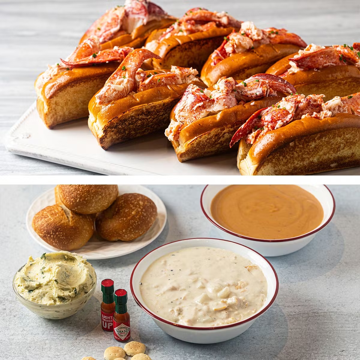 Lobster Roll Kit + Soup Sampler for 4-6