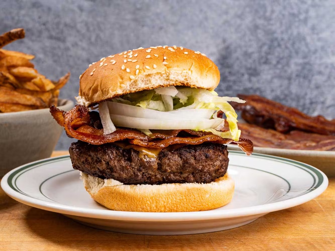 Wagyu Bacon Cheeseburger Kit for 4