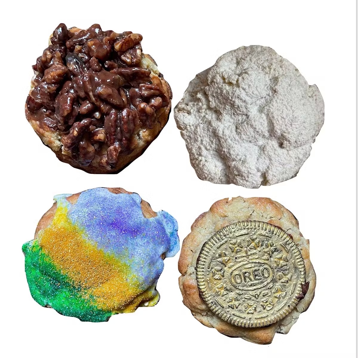 Mardi Gras Mambo GIANT Cookies