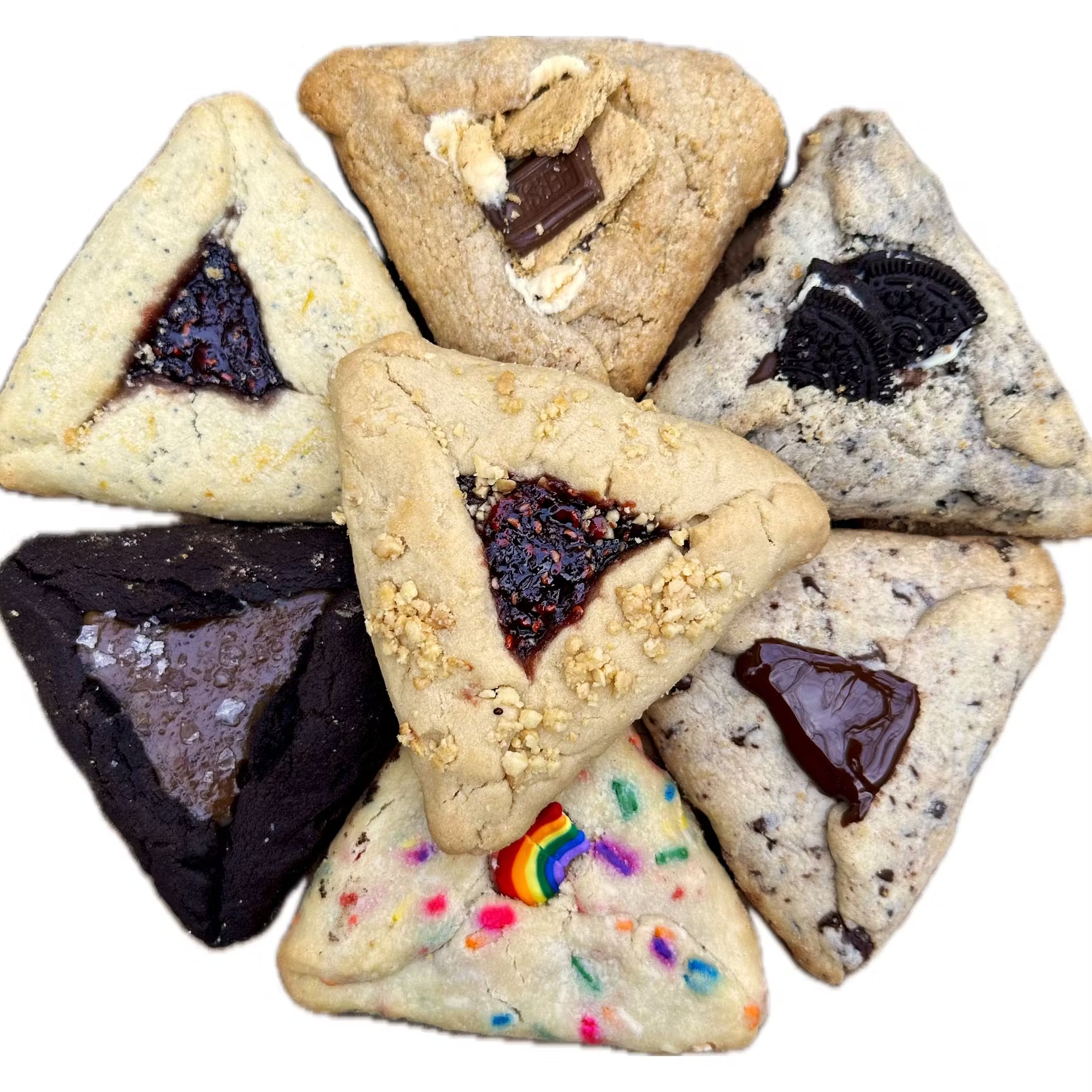 Purim Hamantashen Cookies - 7 Pack
