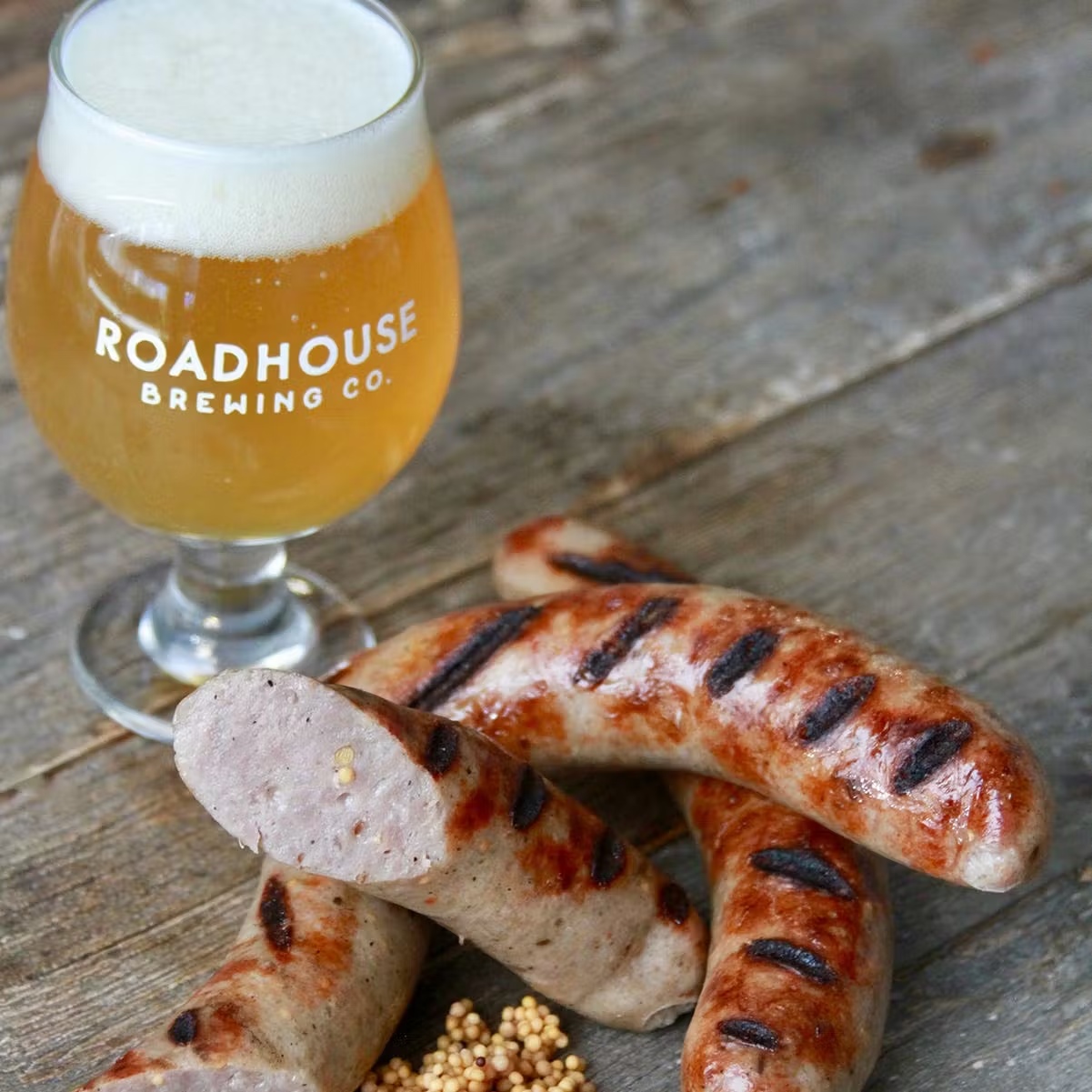 Roadhouse Beer Bratwurst - 16 Pack
