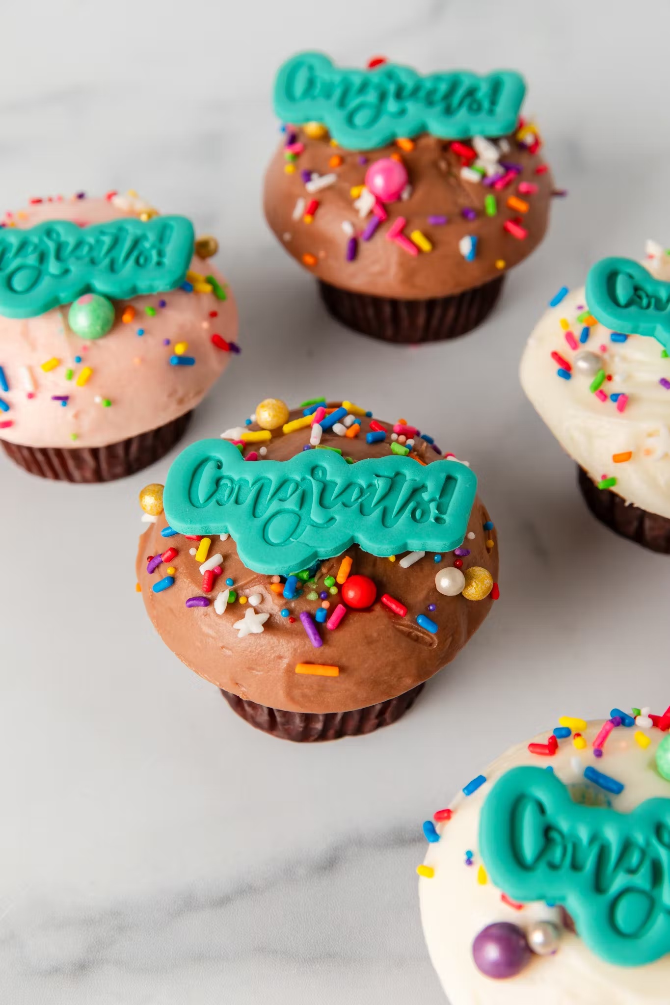 "Congrats" Cupcake Dozen