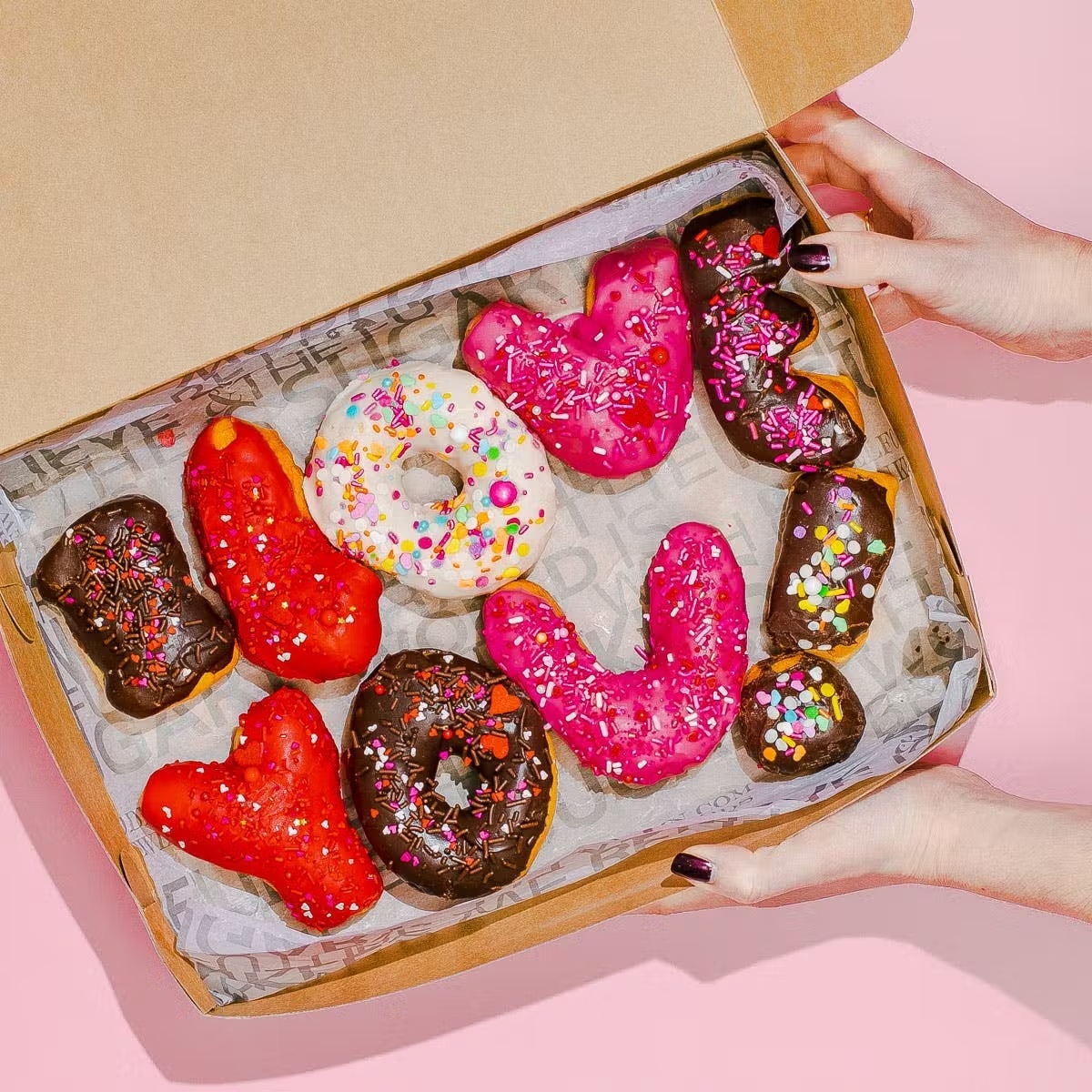"I Love You" Donuts