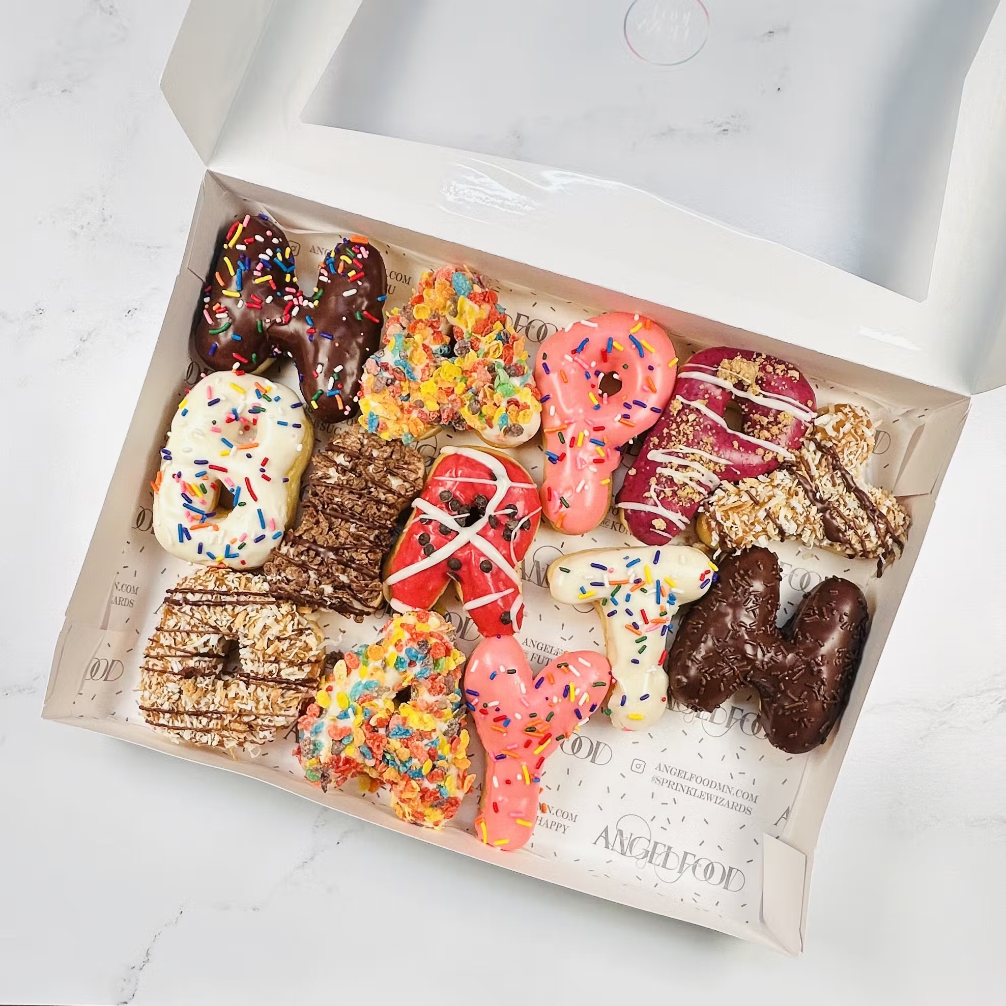 "Happy Birthday" Donuts
