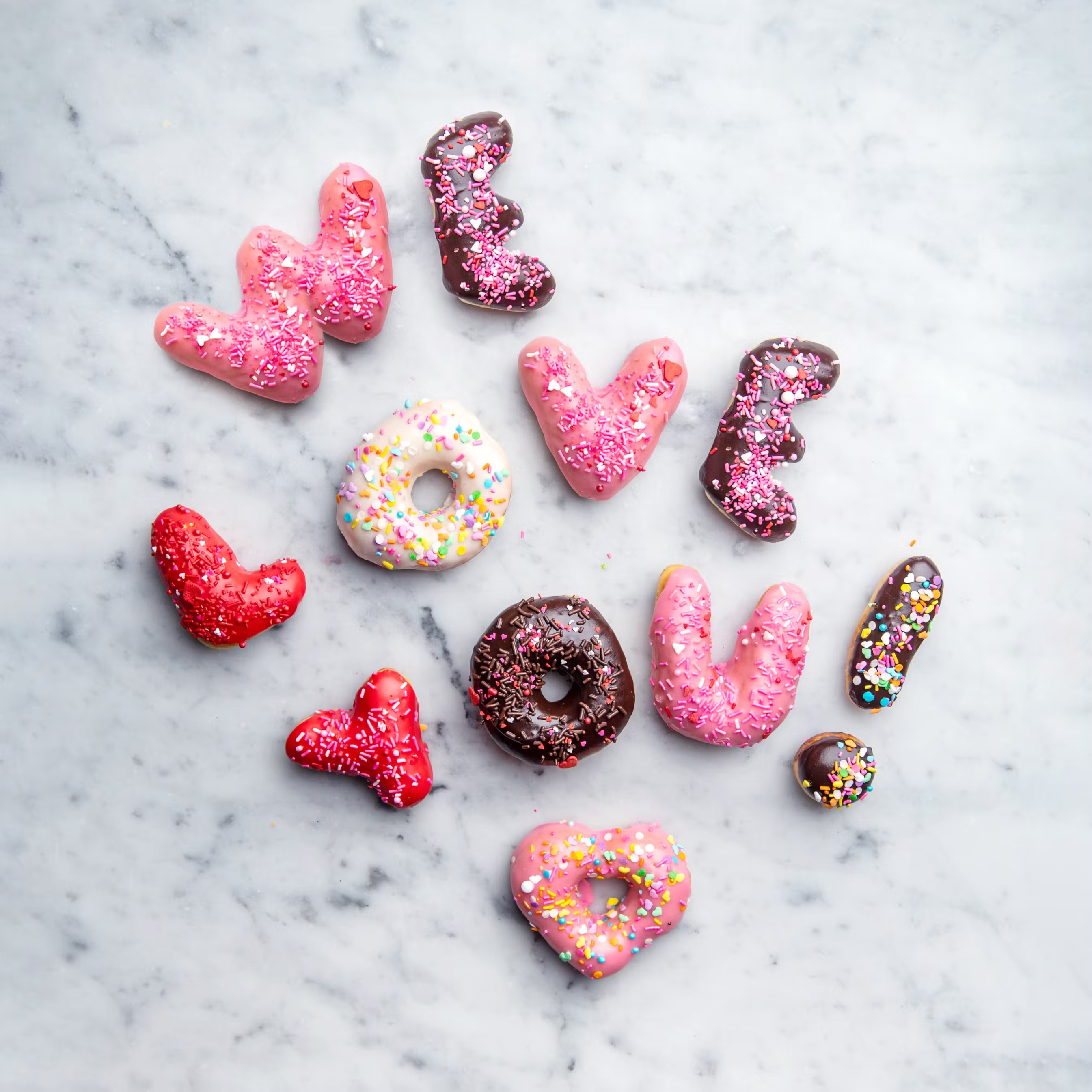 "We Love You" Donuts