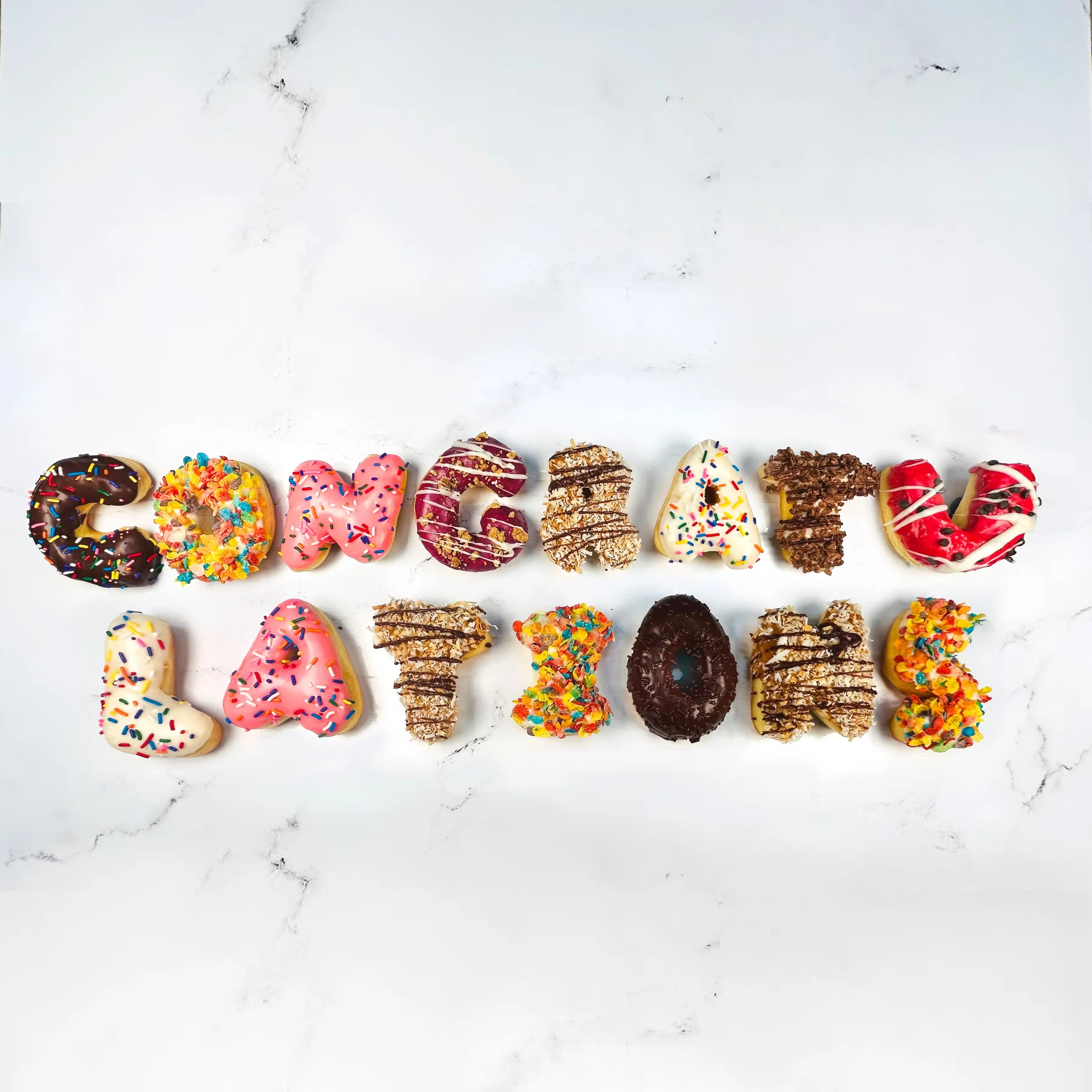 "Congratulations" Donuts