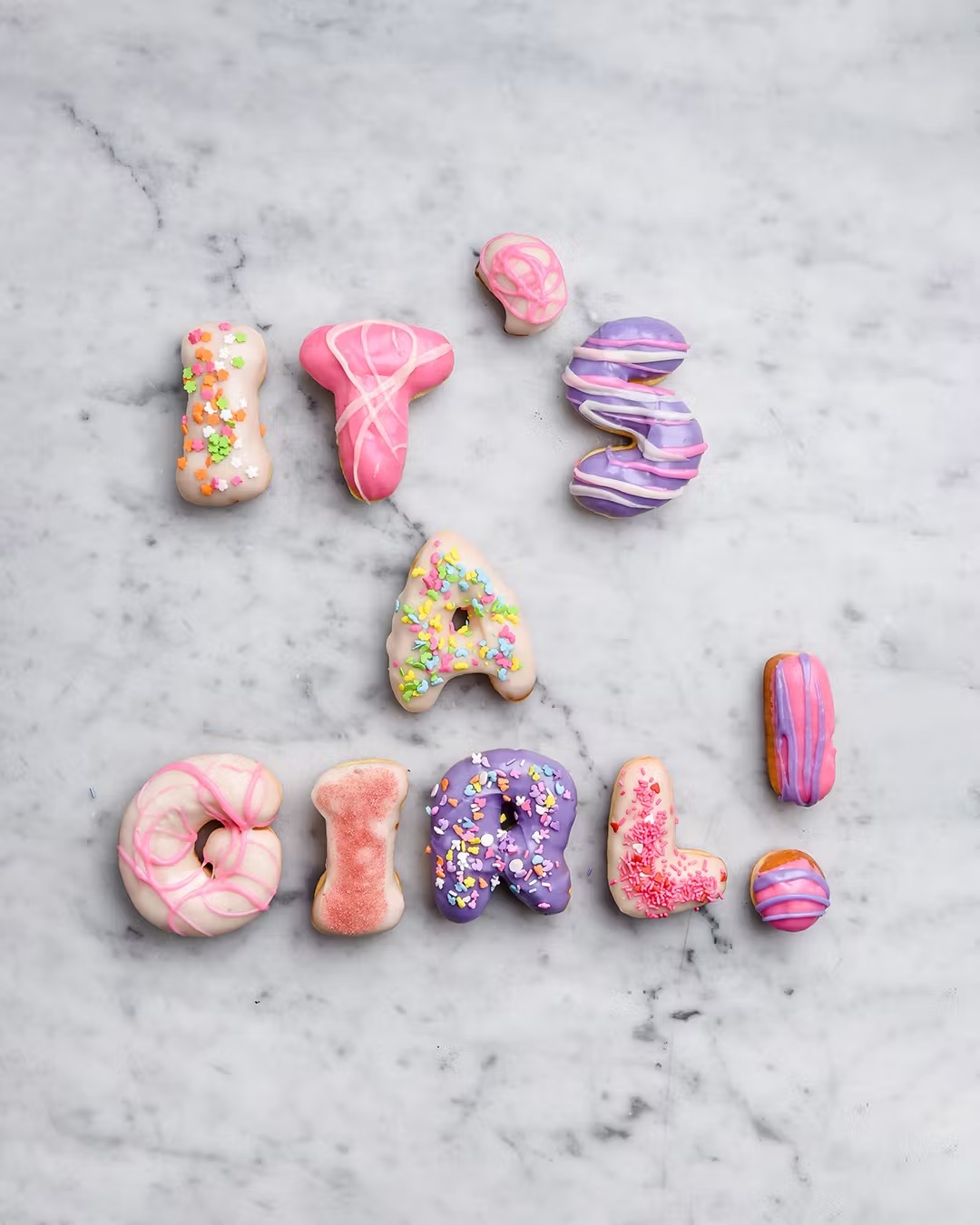 "It's A Girl!" Donuts