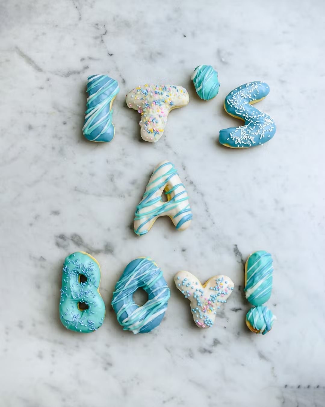 "It's A Boy!" Donuts