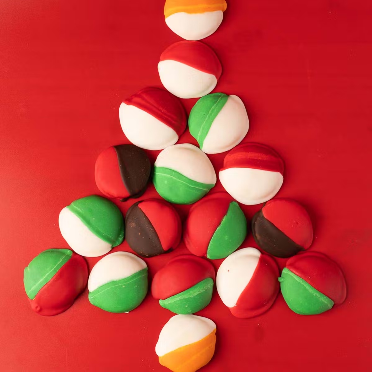 Large Holiday Black & White Cookies - 12 Pack