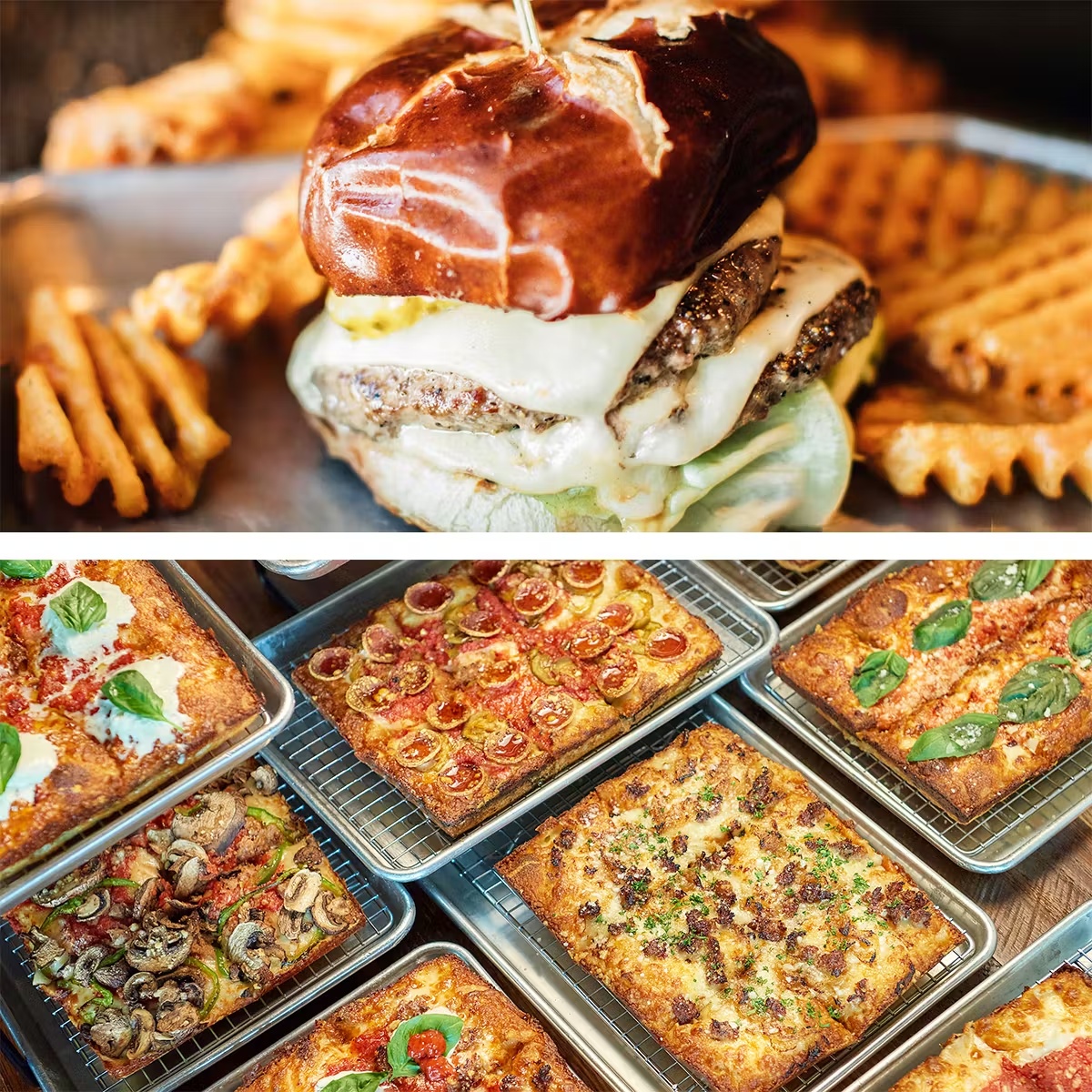 Detroit-Style Pizza + Le Big Matt Combo