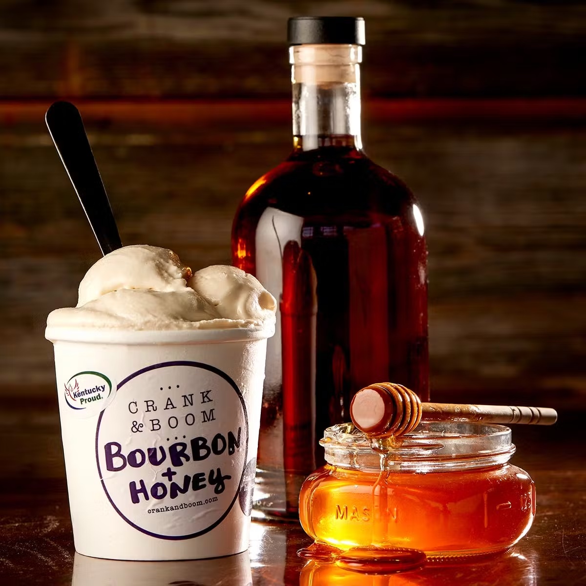 Bourbon & Honey Ice Cream - 6 Pints