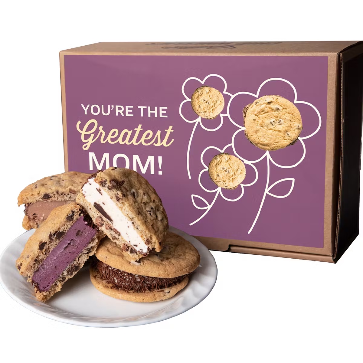 Mother's Day âChip Wheeliesâ Ice Cream Sandwiches - 12 Pack