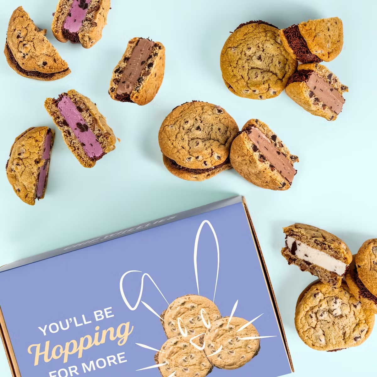 Easter âChip Wheeliesâ Ice Cream Sandwiches - 12 Pack