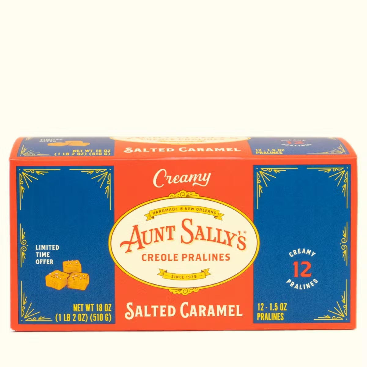 Creamy Salted Caramel Pralines - Box of 12
