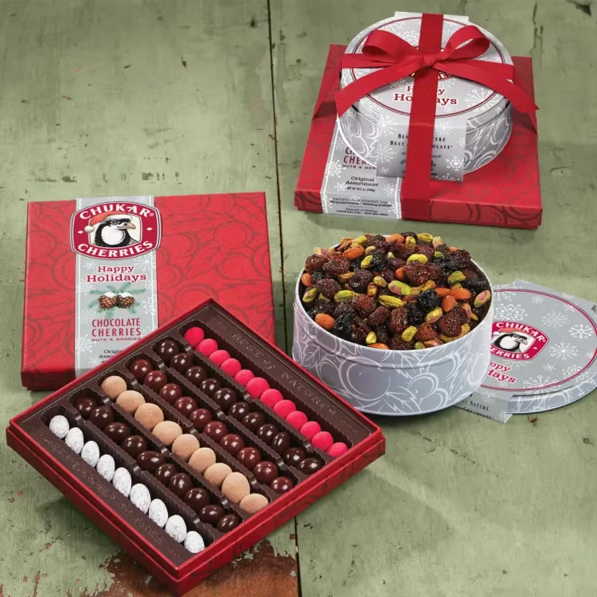 Chukar ï»¿ï»¿Holiday Celebration Gift Tower