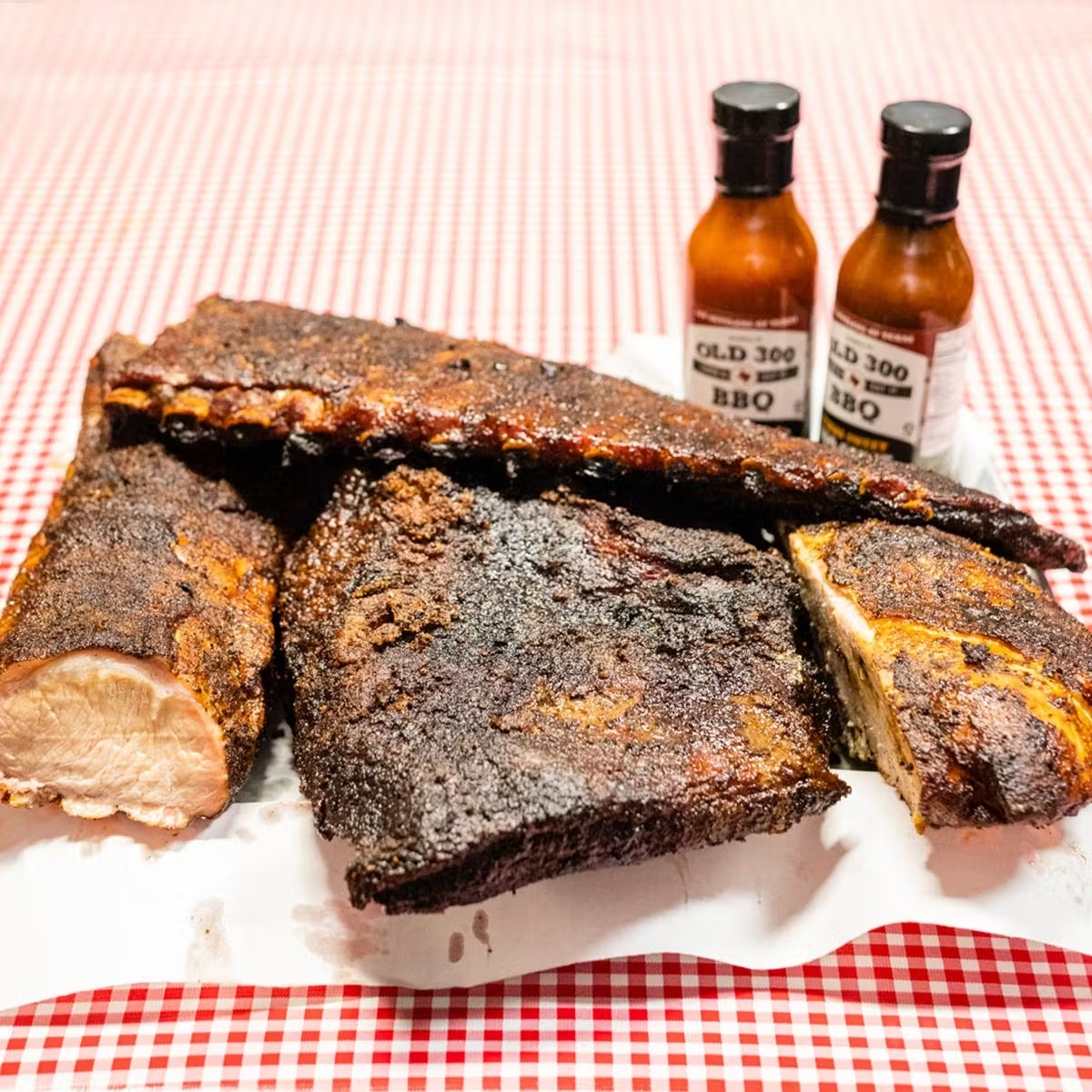 Texas Smoked Brisket, Ribs, Pork Loin, and Turkey - BBQ Feast