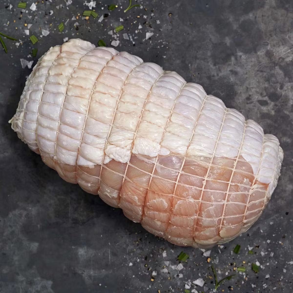 Uncooked Brined Garlic Turkey Breast