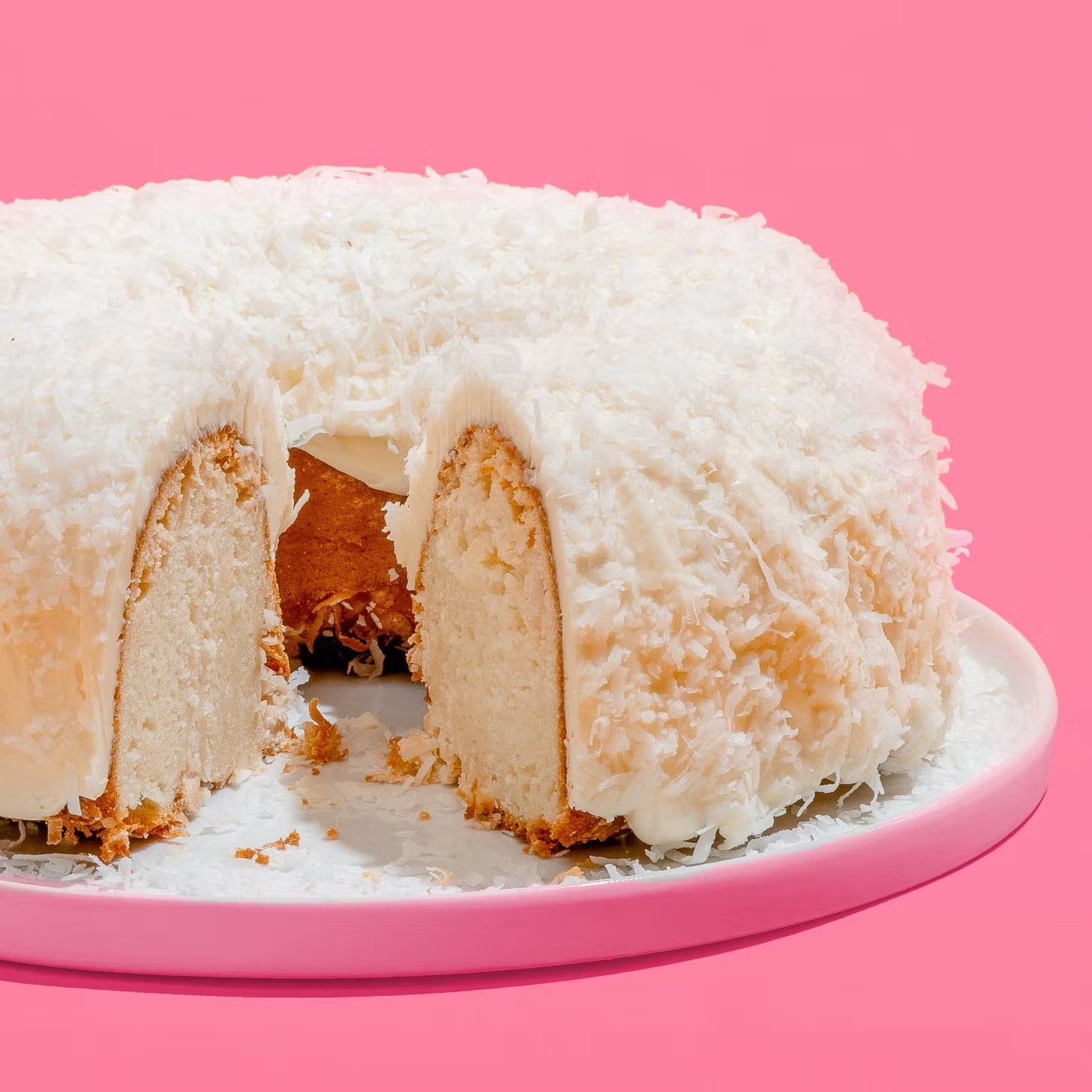 White Chocolate Coconut Bundt Cake