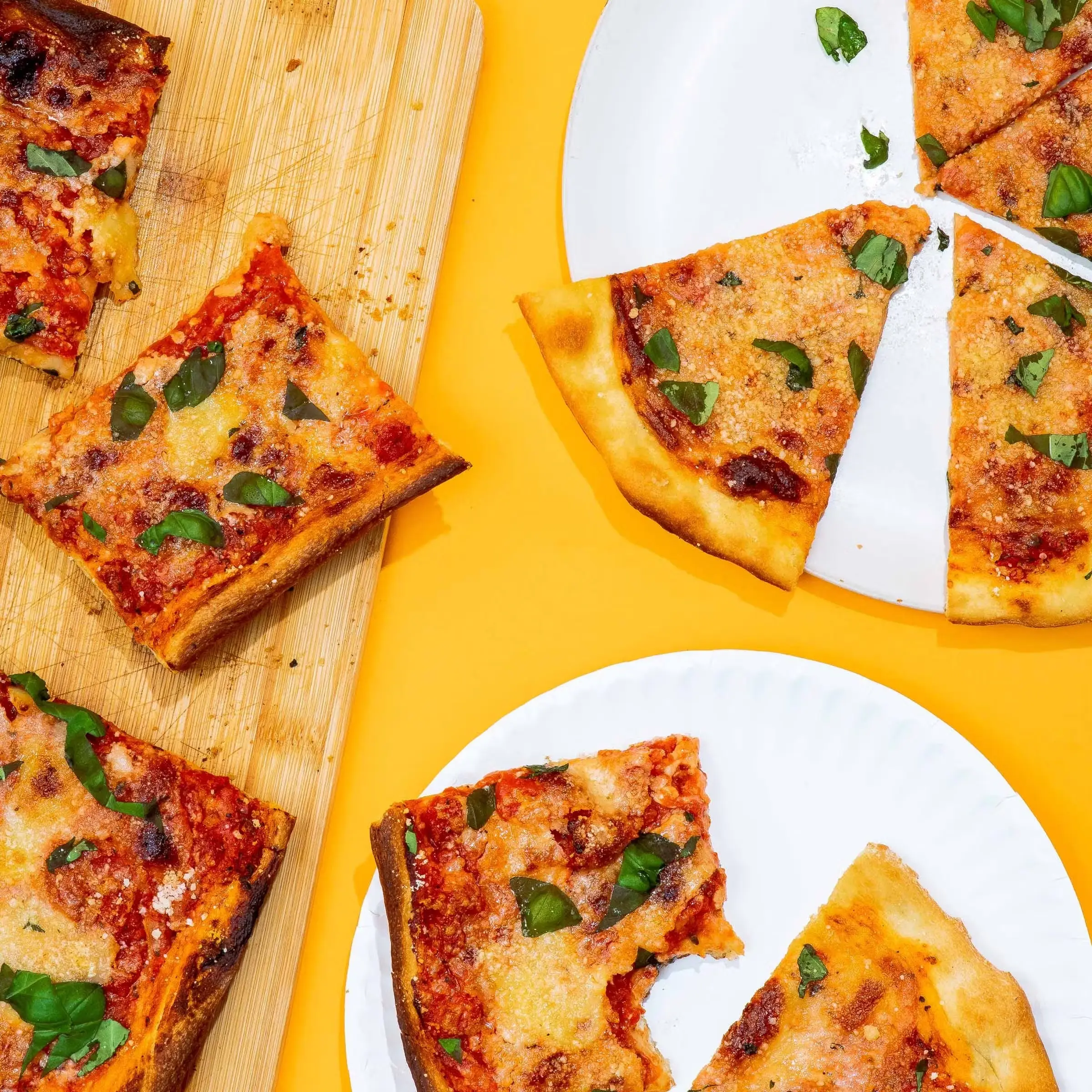1 Neapolitan Cheese & 1 GIANT Sicilian Pizza Combo