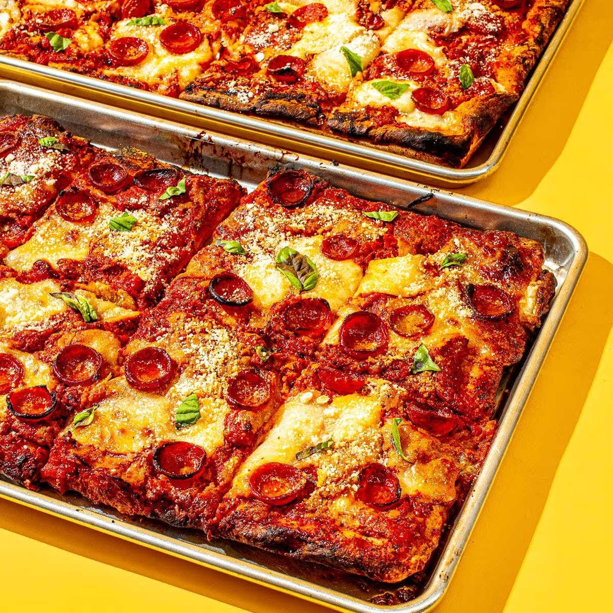 GIANT Sicilian Pepperoni Pizza