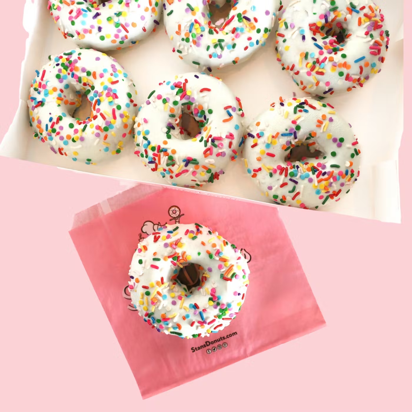 Birthday Cake Donut - 12 Pack