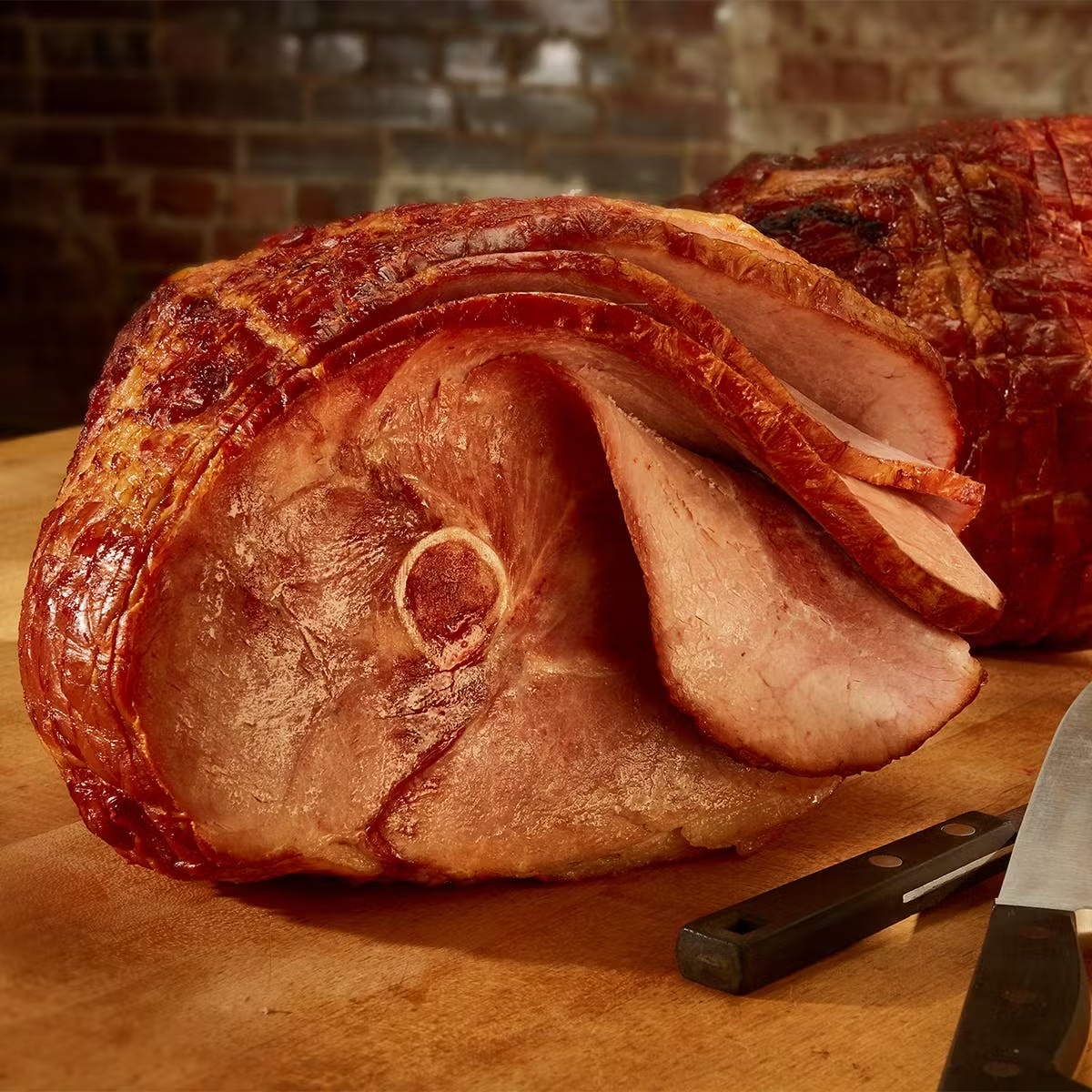 Cured and Smoked Spiral Sliced Whole Ham - 16 - 18 lbs.