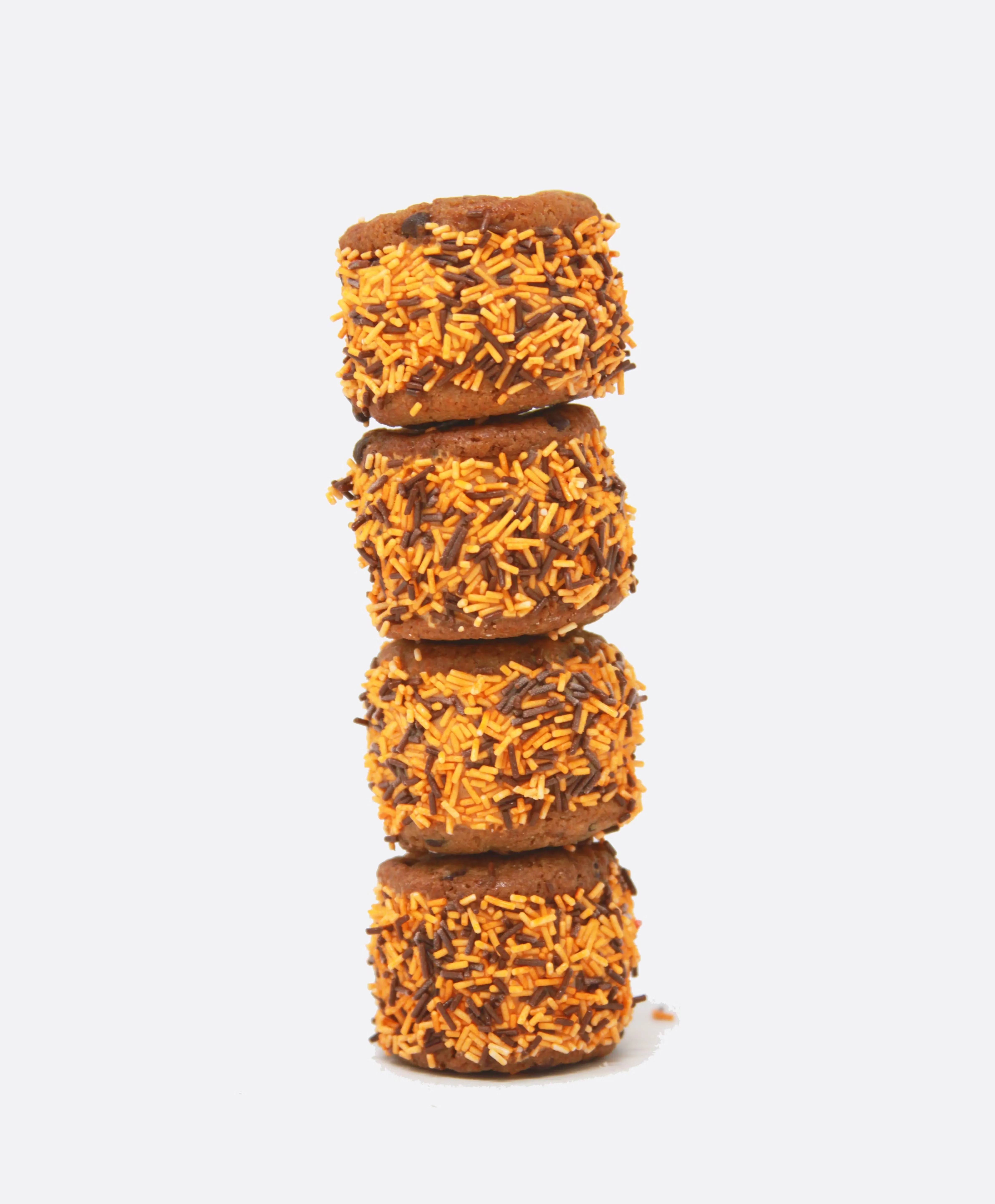 Pumpkin Mini Ice Cream Sandwiches - 16 Pack