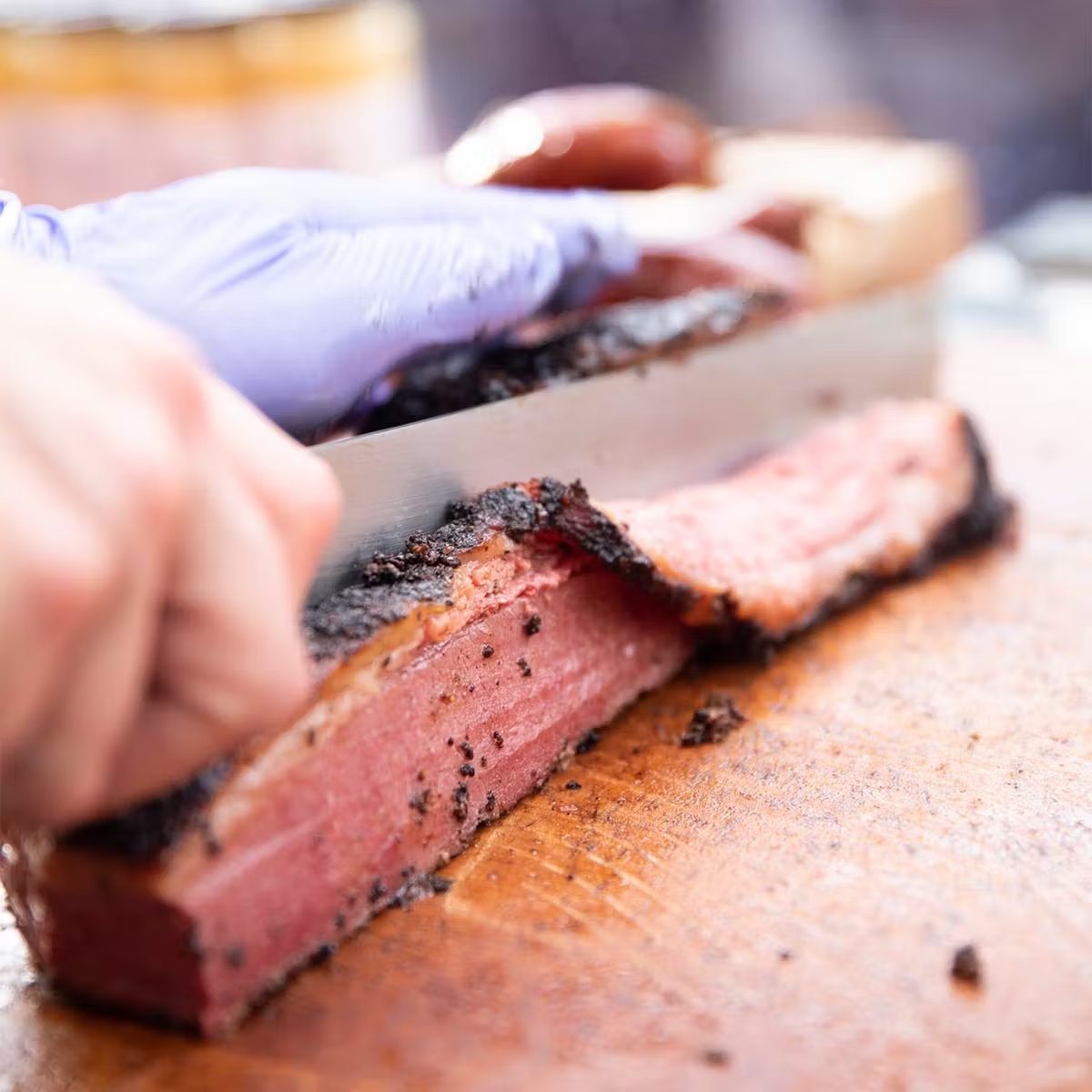 Half Pit-Smoked Pastrami Brisket