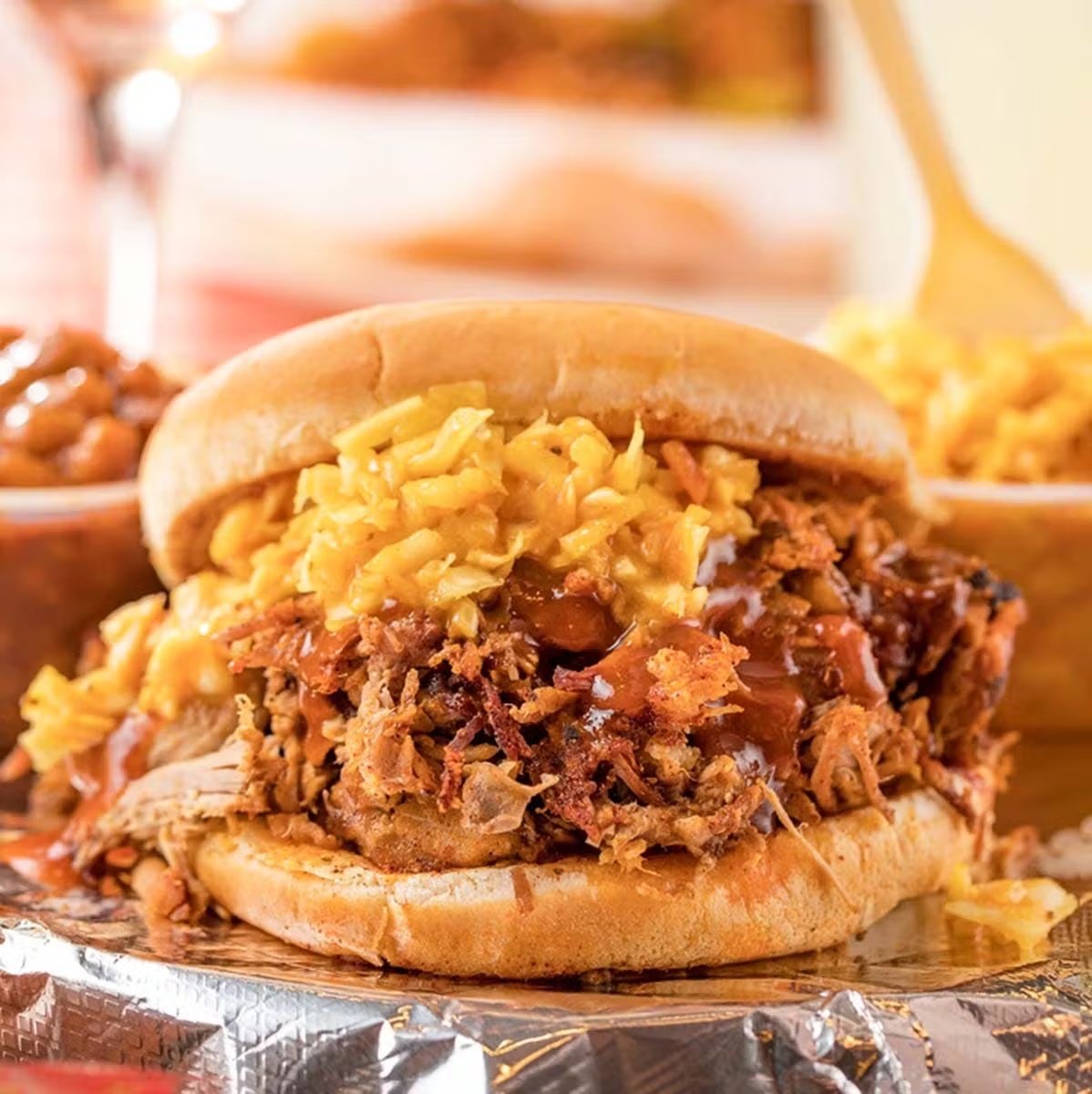 BBQ Ribs + Pulled Pork Shoulder