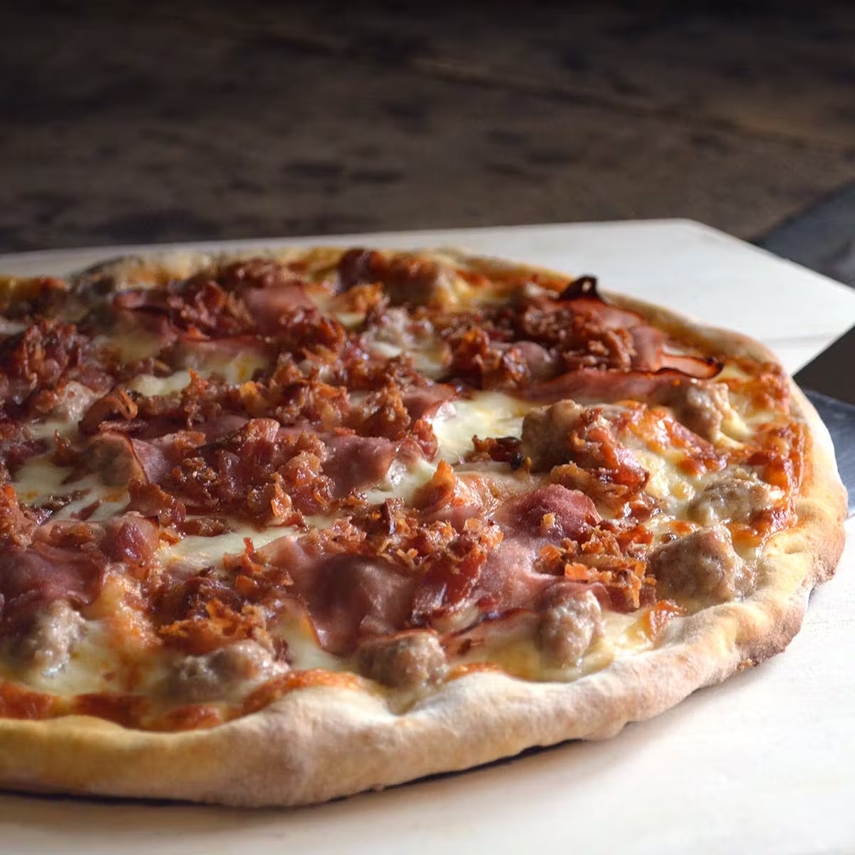 Thin Crust Meat Lover's Pizza - 4 Pack