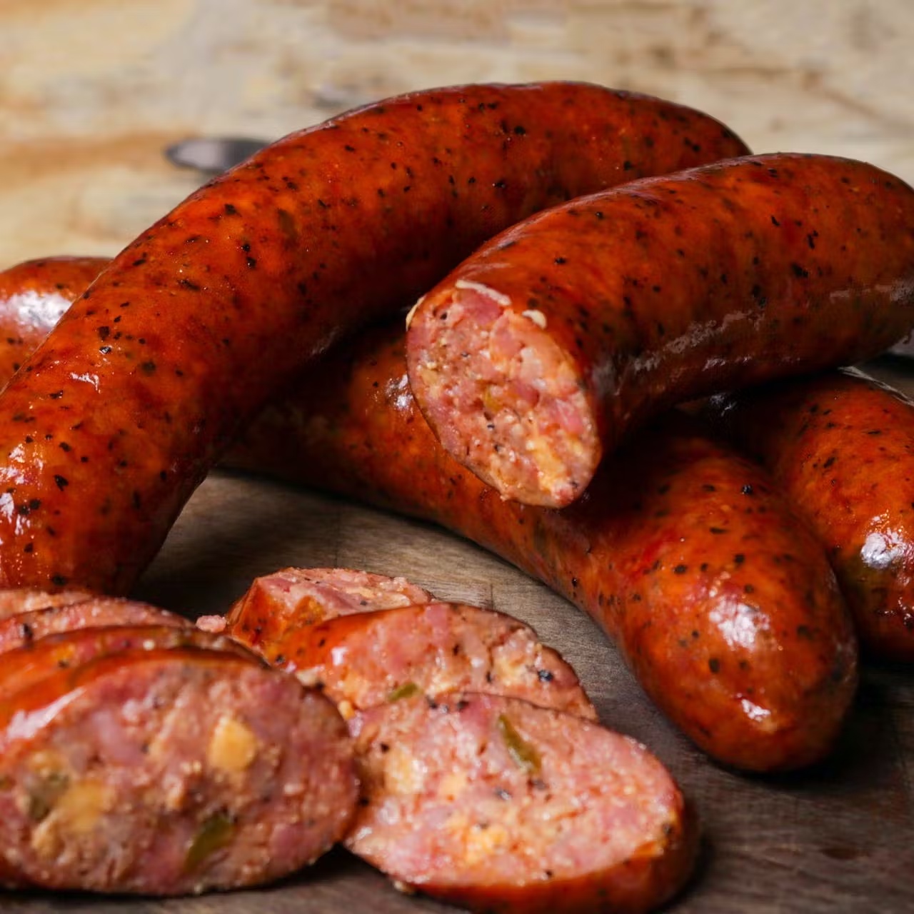 Jalapeno and Cheddar Texas Smoked Sausage