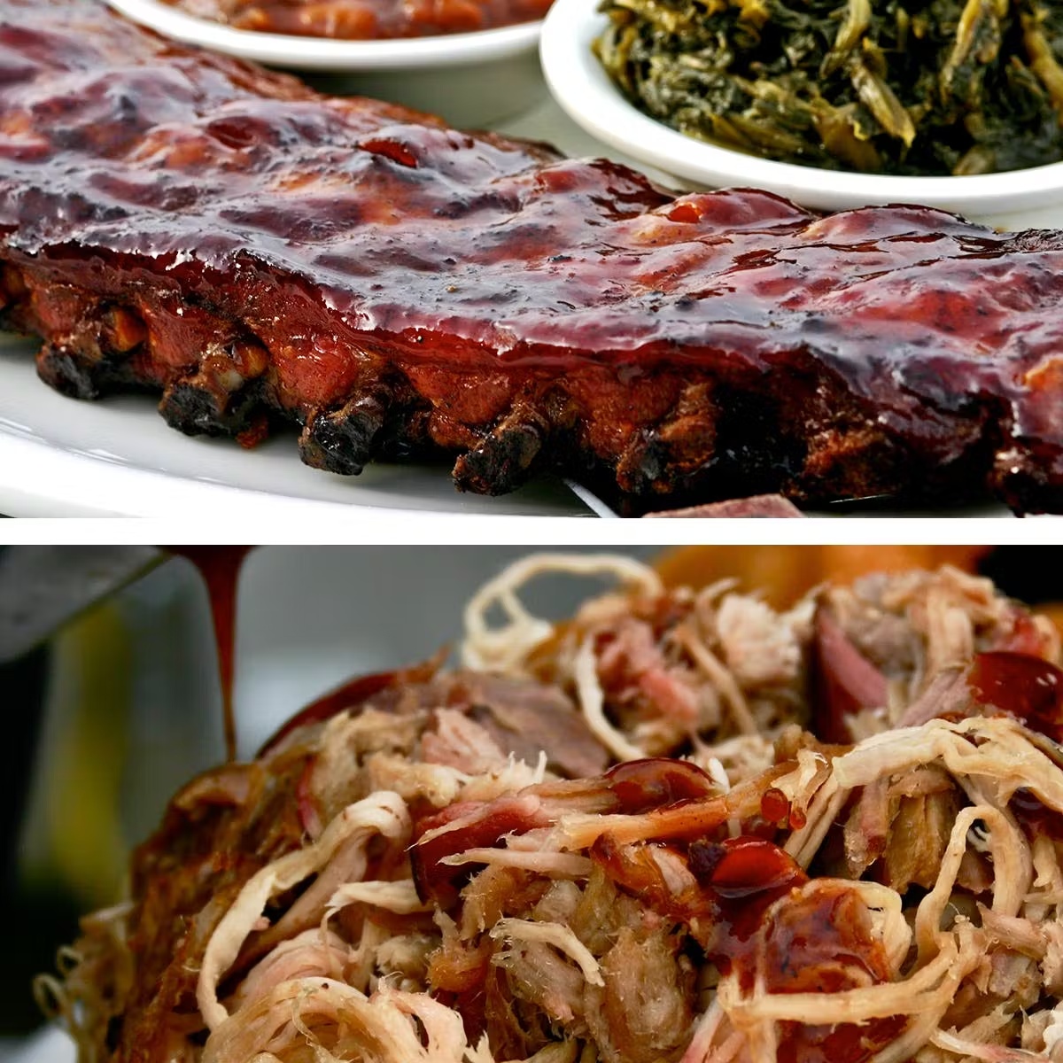 BBQ Ribs & Pulled Pork Combo for 8