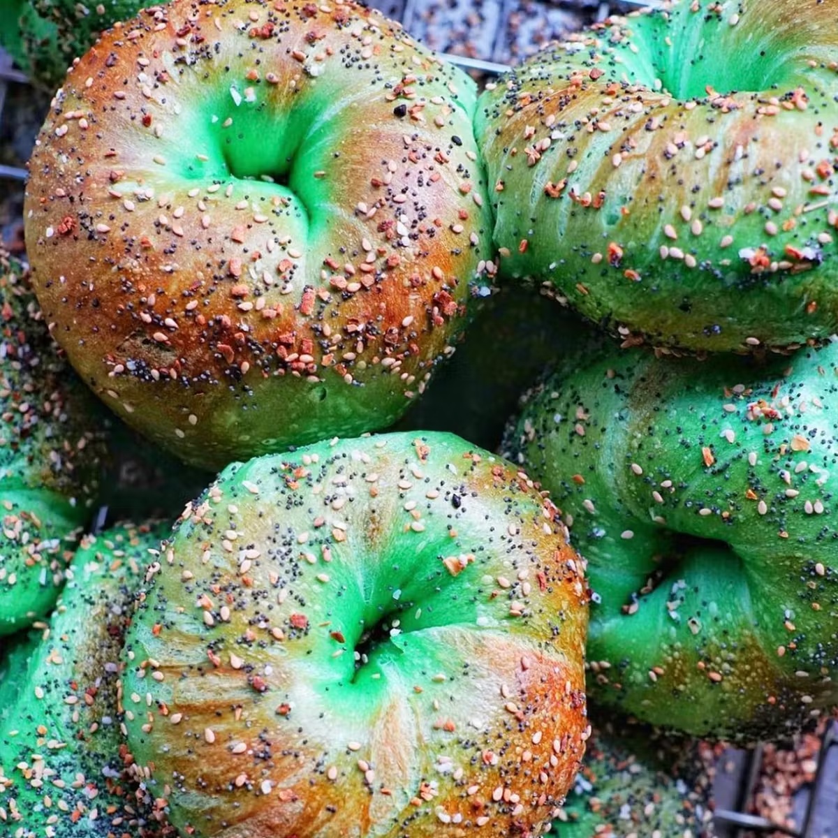 Dozen St. Patty's Bagels