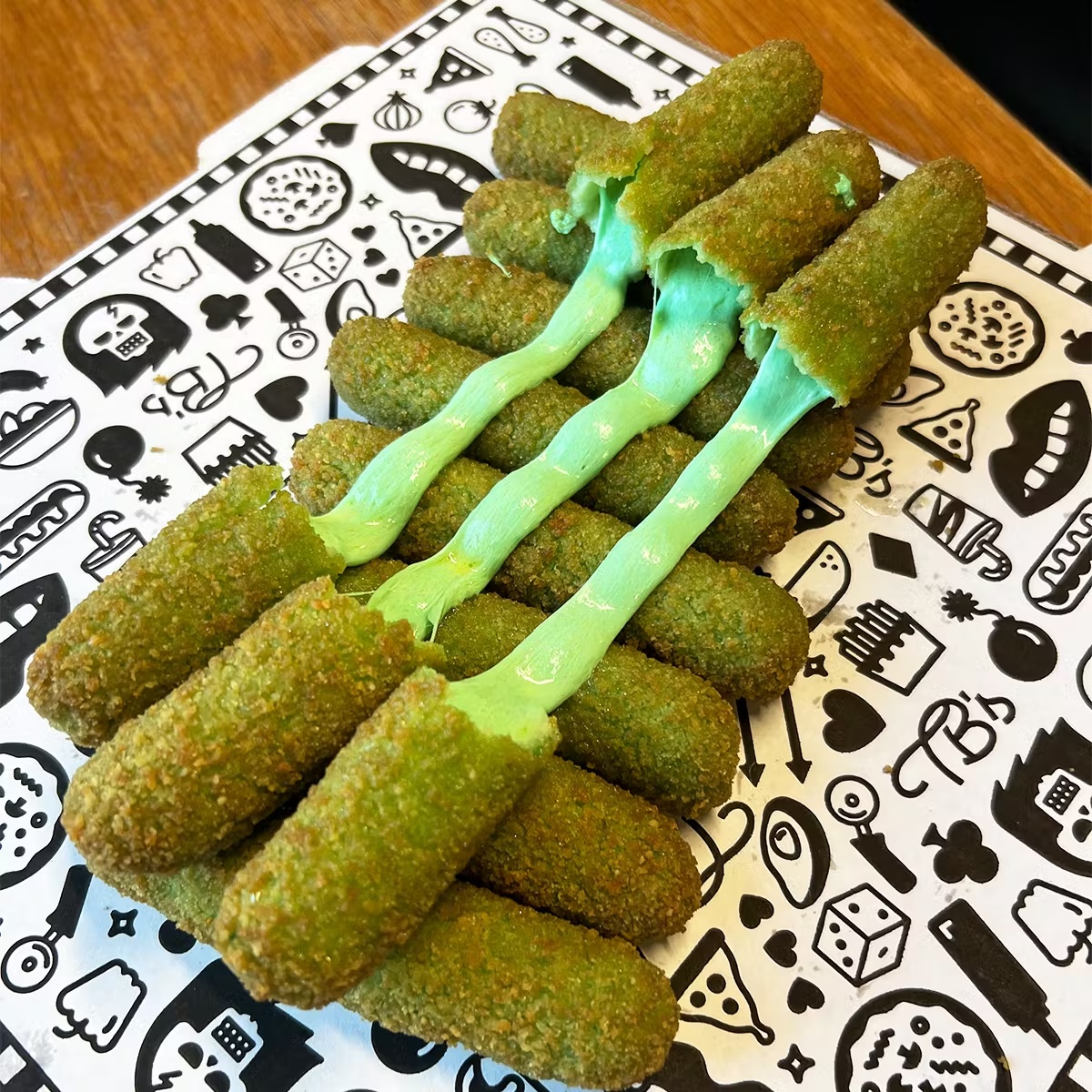 St. Patrick's Day Pizza + Mozzarella Sticks Combo
