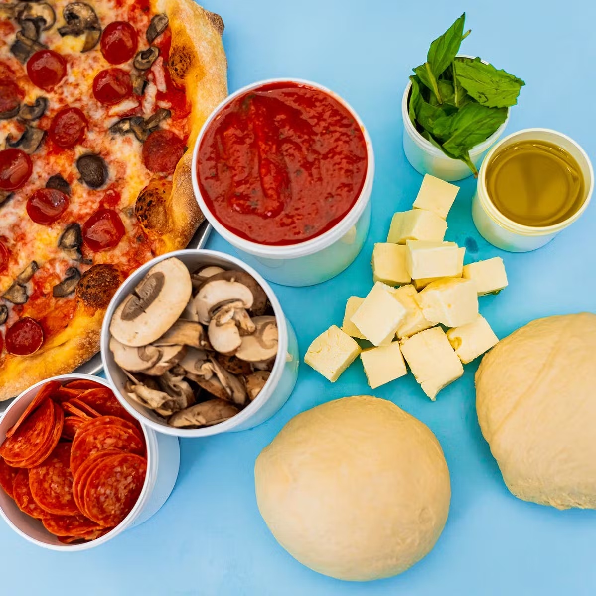 Famous Pizza Making Kit - 4 Pack