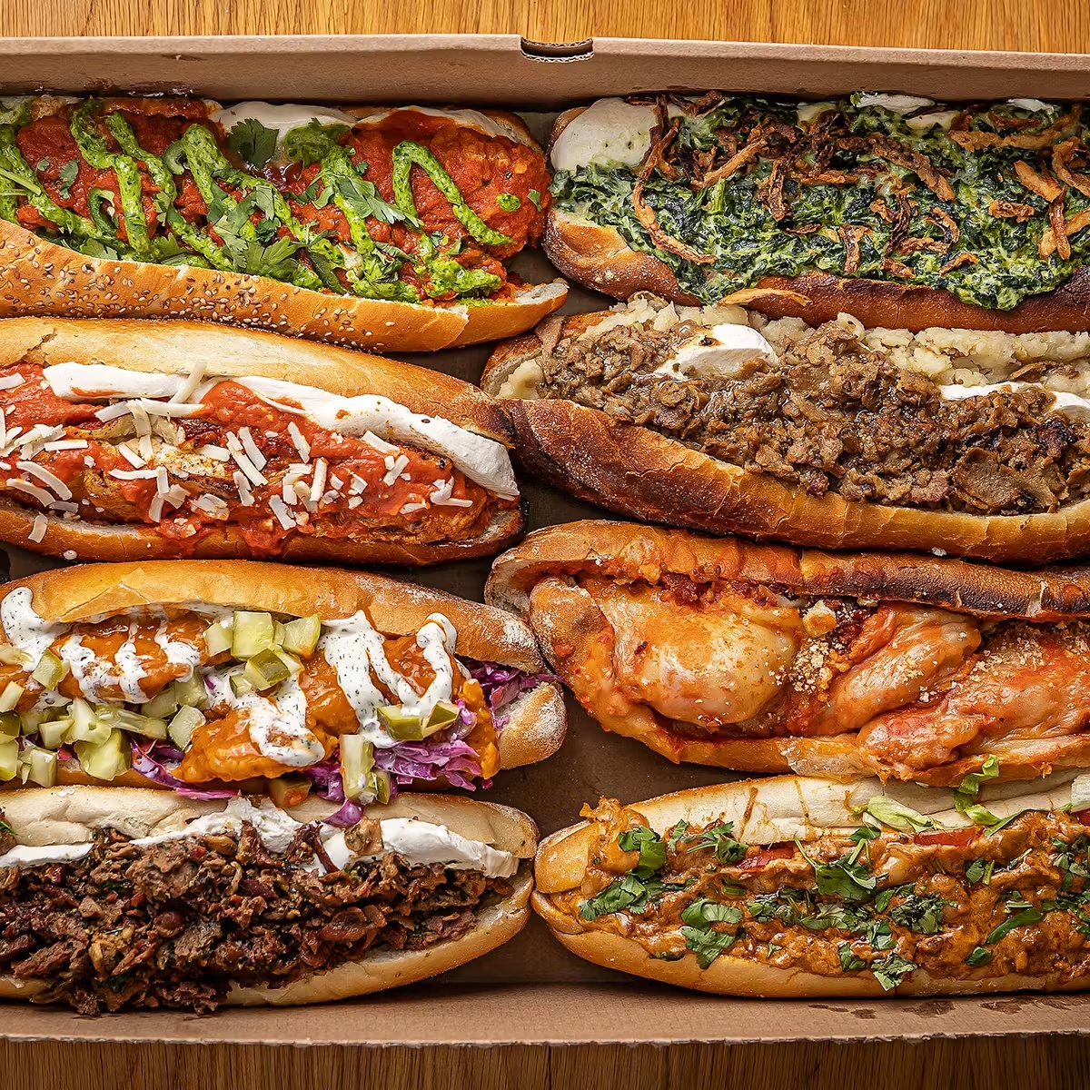 Sub Sandwich Sampler - 8 Pack